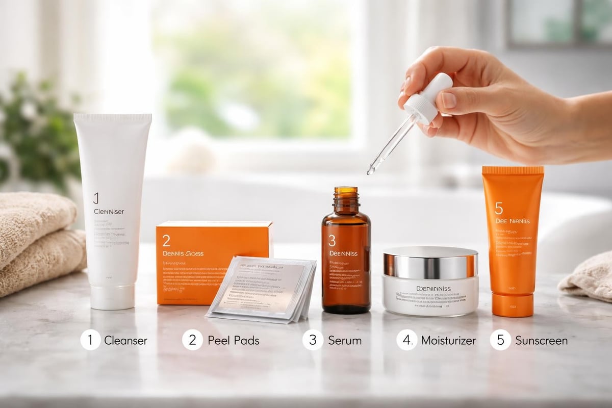 Skincare layering sequence