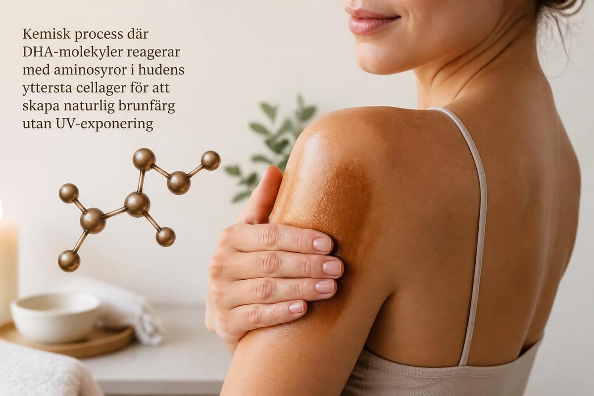 DHA-Reaktion in der Haut