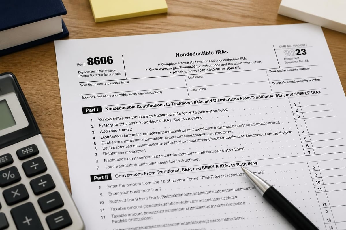 IRS Form 8606 reporting