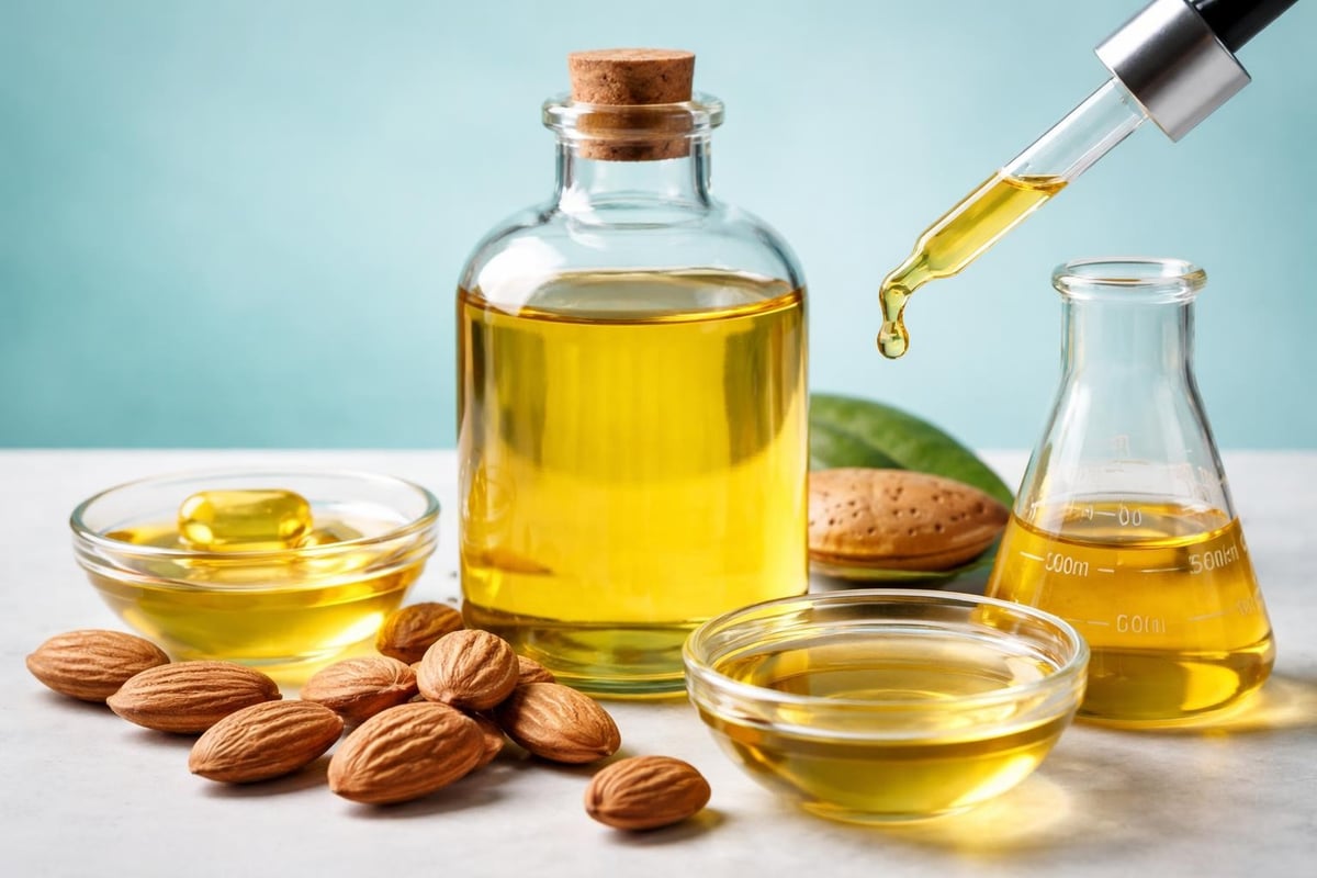 Sweet almond oil nutrient composition