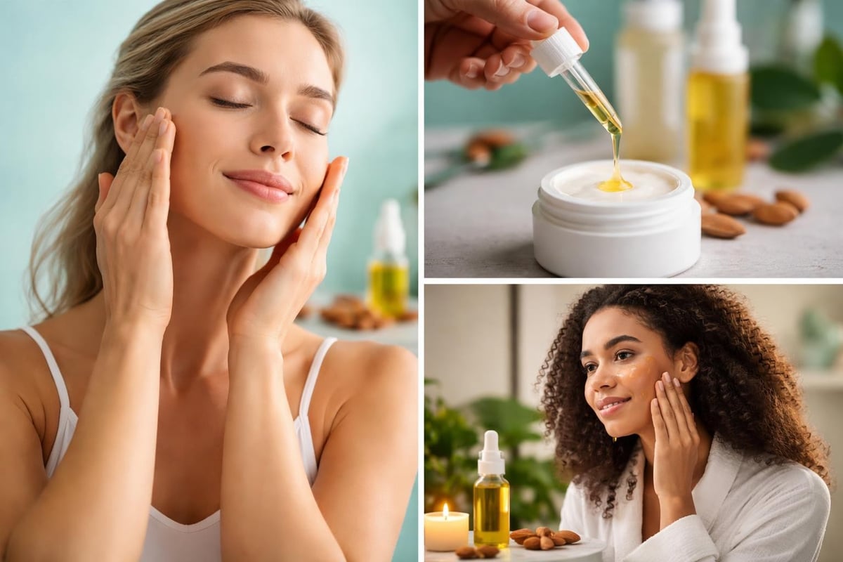 Sweet almond oil application techniques