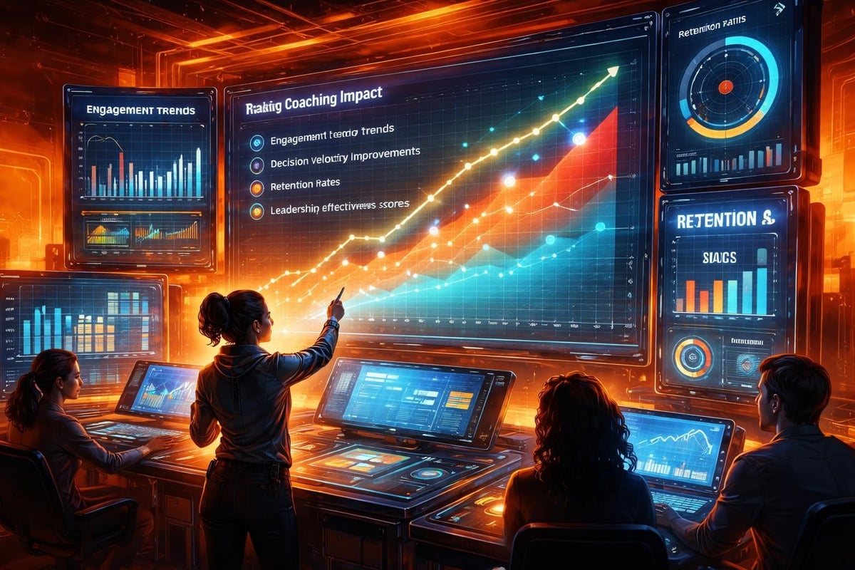 Presence coaching metrics dashboard