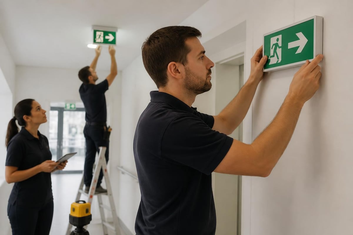 Sign installation workflow