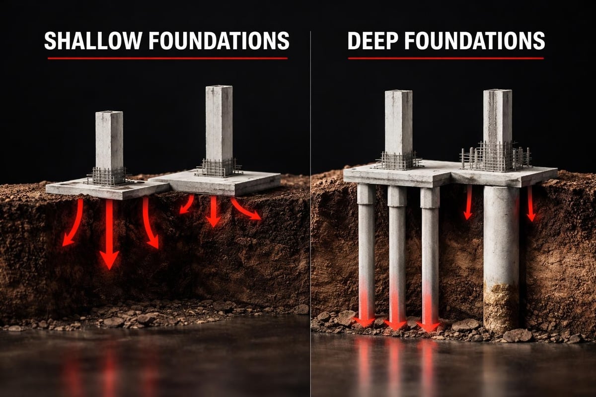 Foundation types comparison