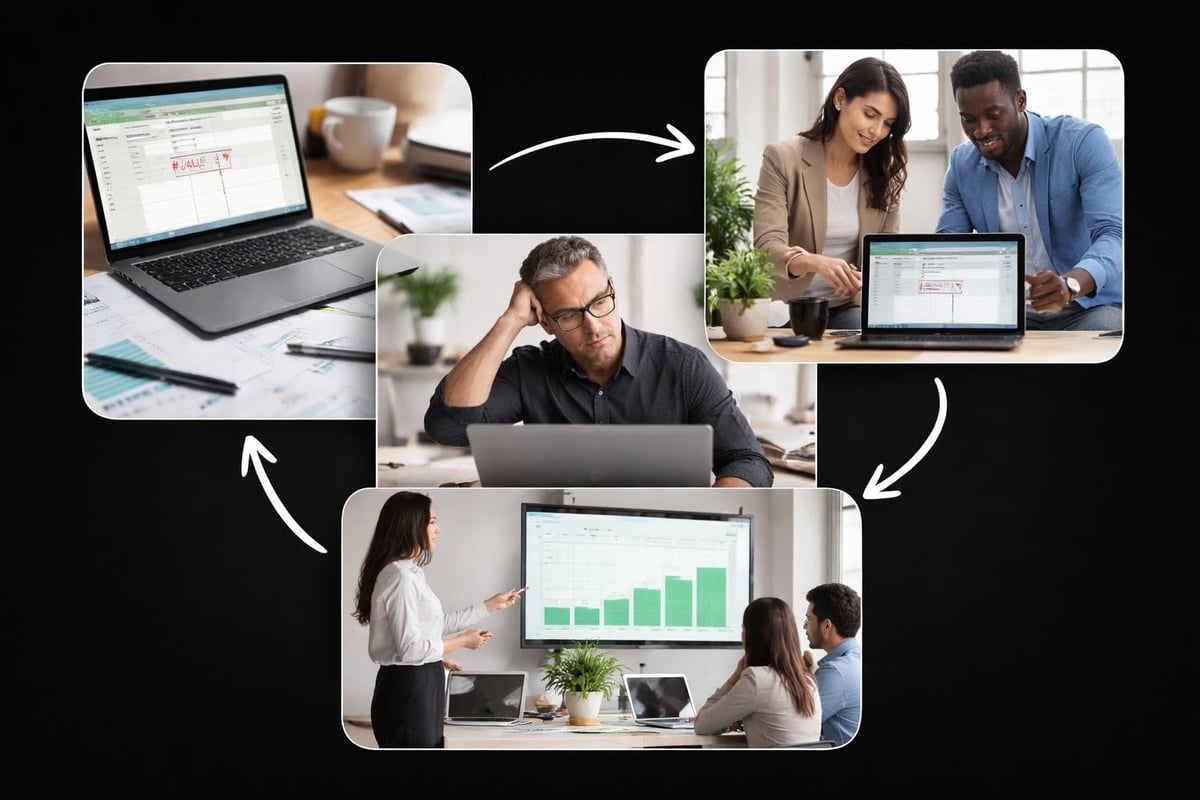 Common Excel workflow problems