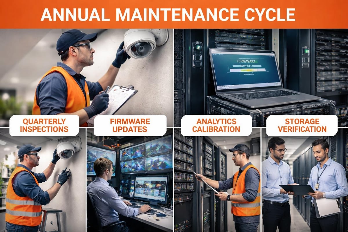 Surveillance maintenance schedule