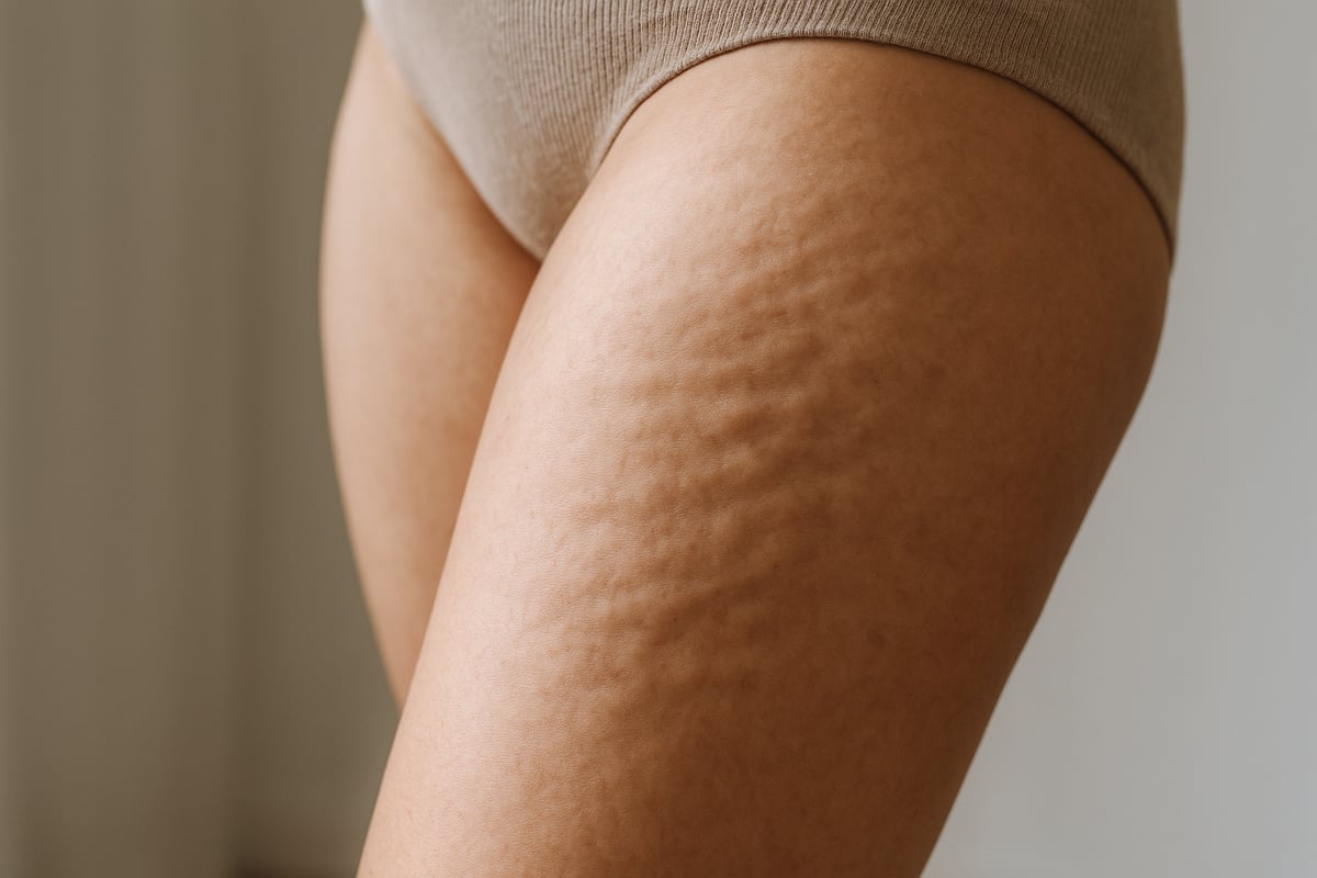 Was ist Oberschenkel-Cellulite? Ursachen, Fakten & Mythen
