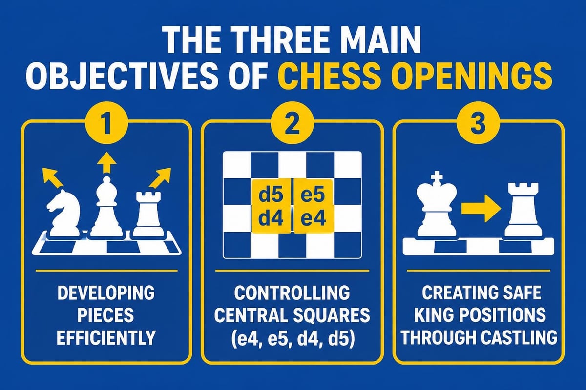 Chess opening goals