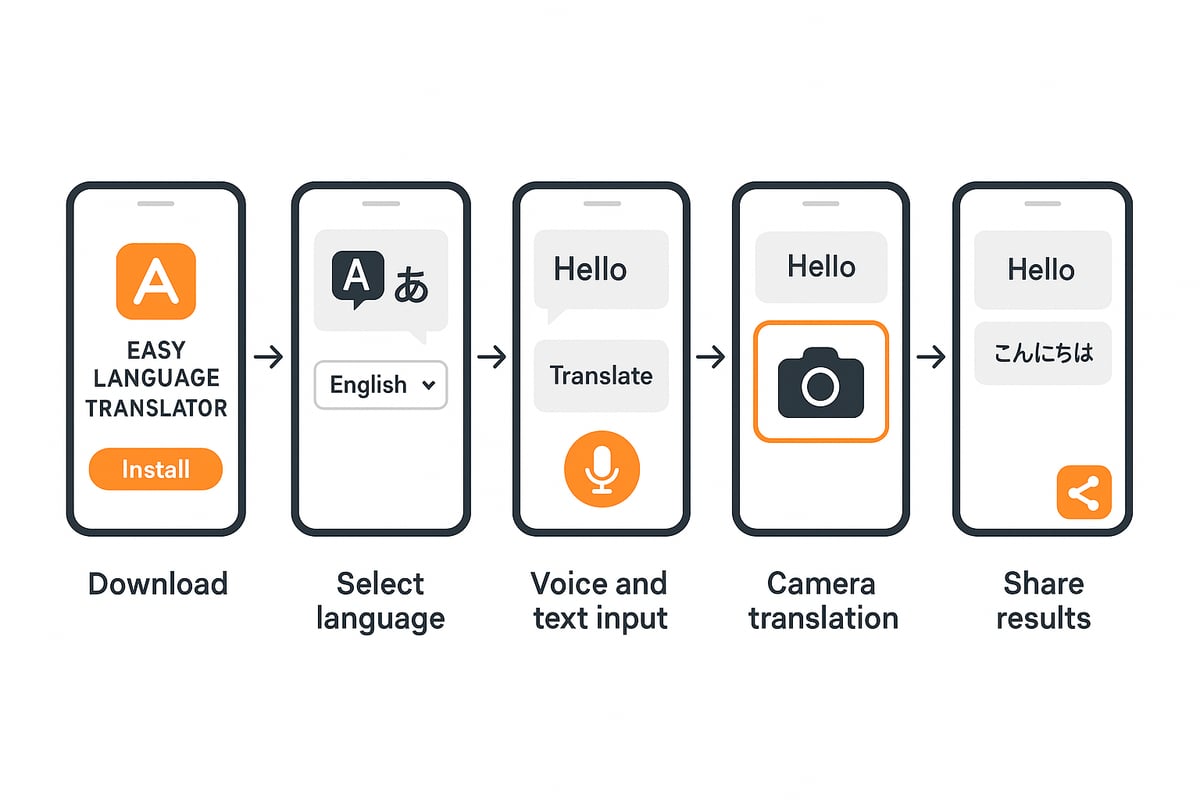 Step-by-Step Guide: How to Use an Easy Language Translator App
