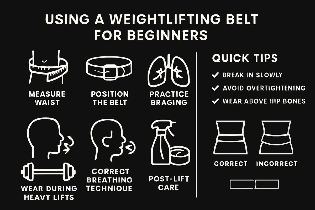 Step-by-Step: How to Use a Weightlifting Belt Properly