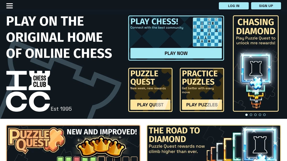 9 Essential Best Chess Learning Site Picks for 2026 - Internet Chess Club (ICC)