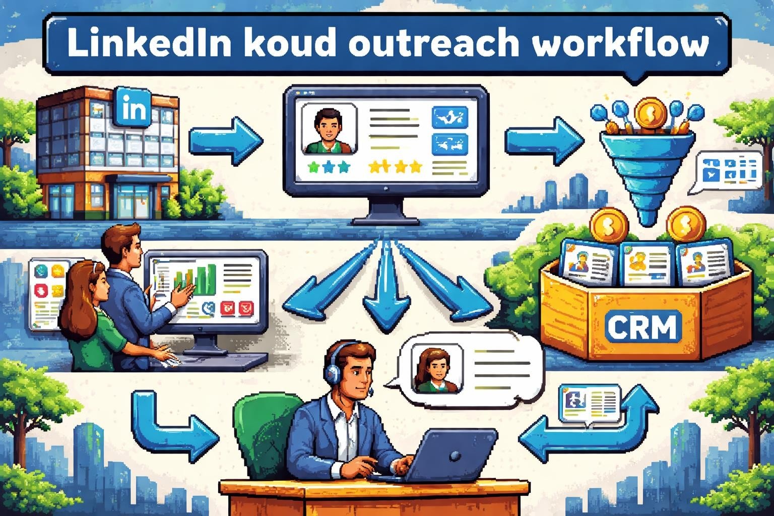 LinkedIn Cold Outreach: Van Cold Contact naar Warme Leads