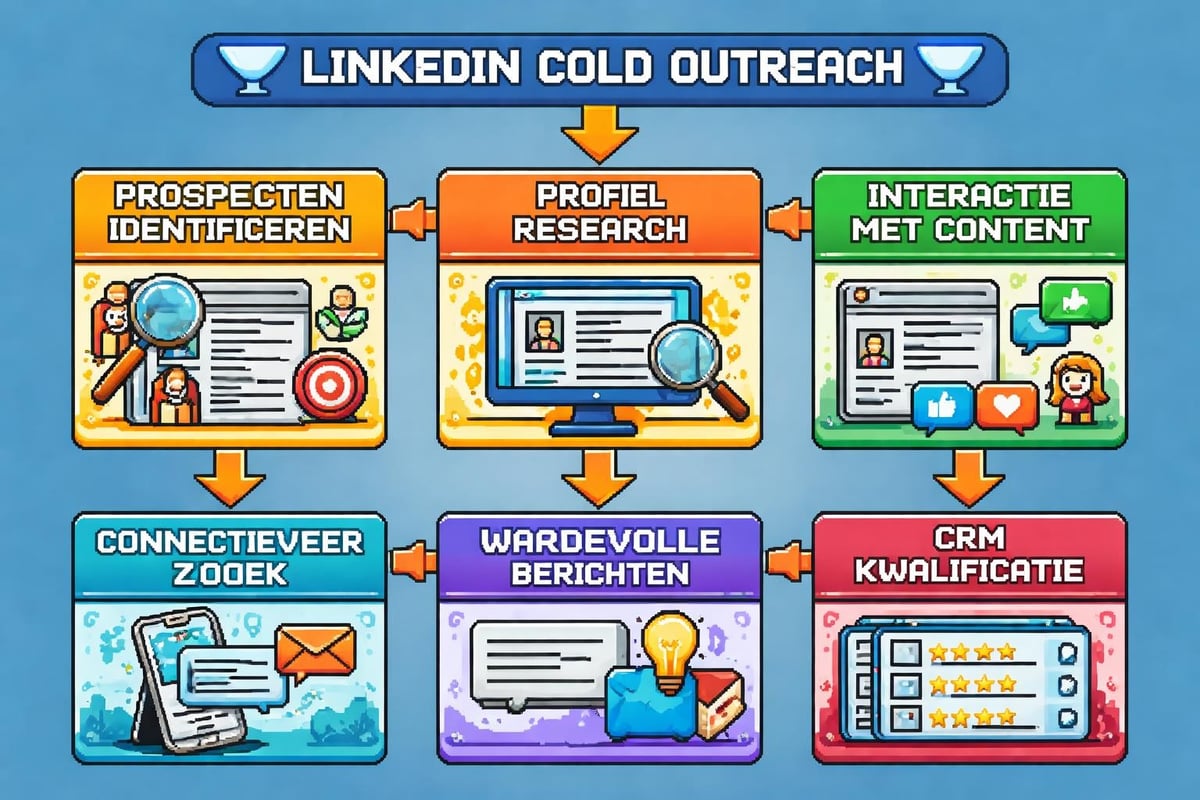 LinkedIn outreach funnel