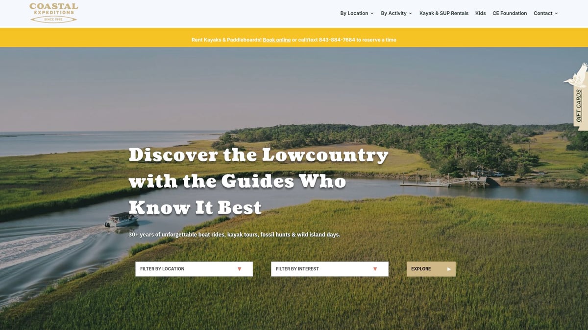 7 Essential Boat Rentals Charleston SC Experiences for 2025 - Coastal Expeditions – Guided Naturalist Tours