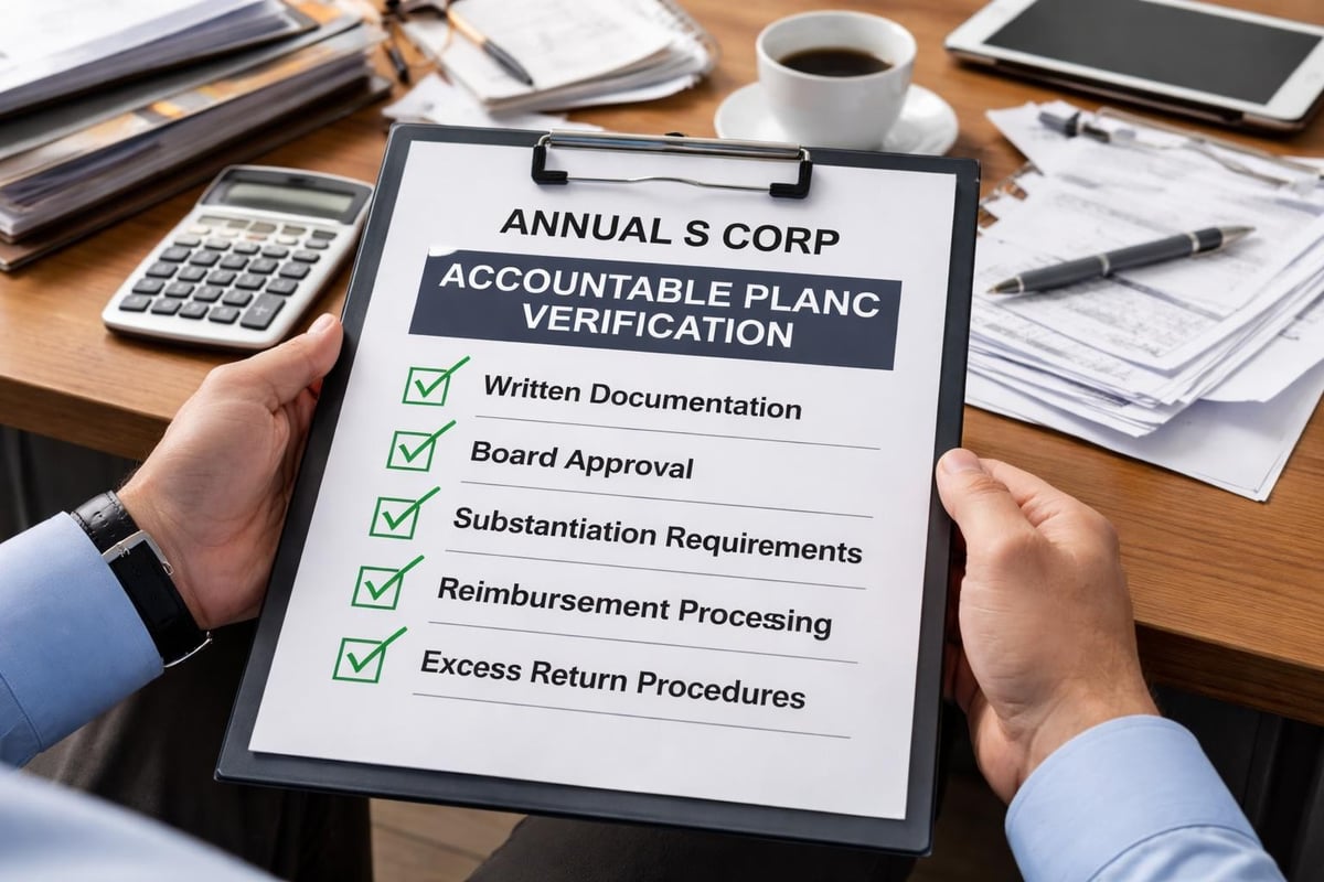 Accountable plan compliance checklist