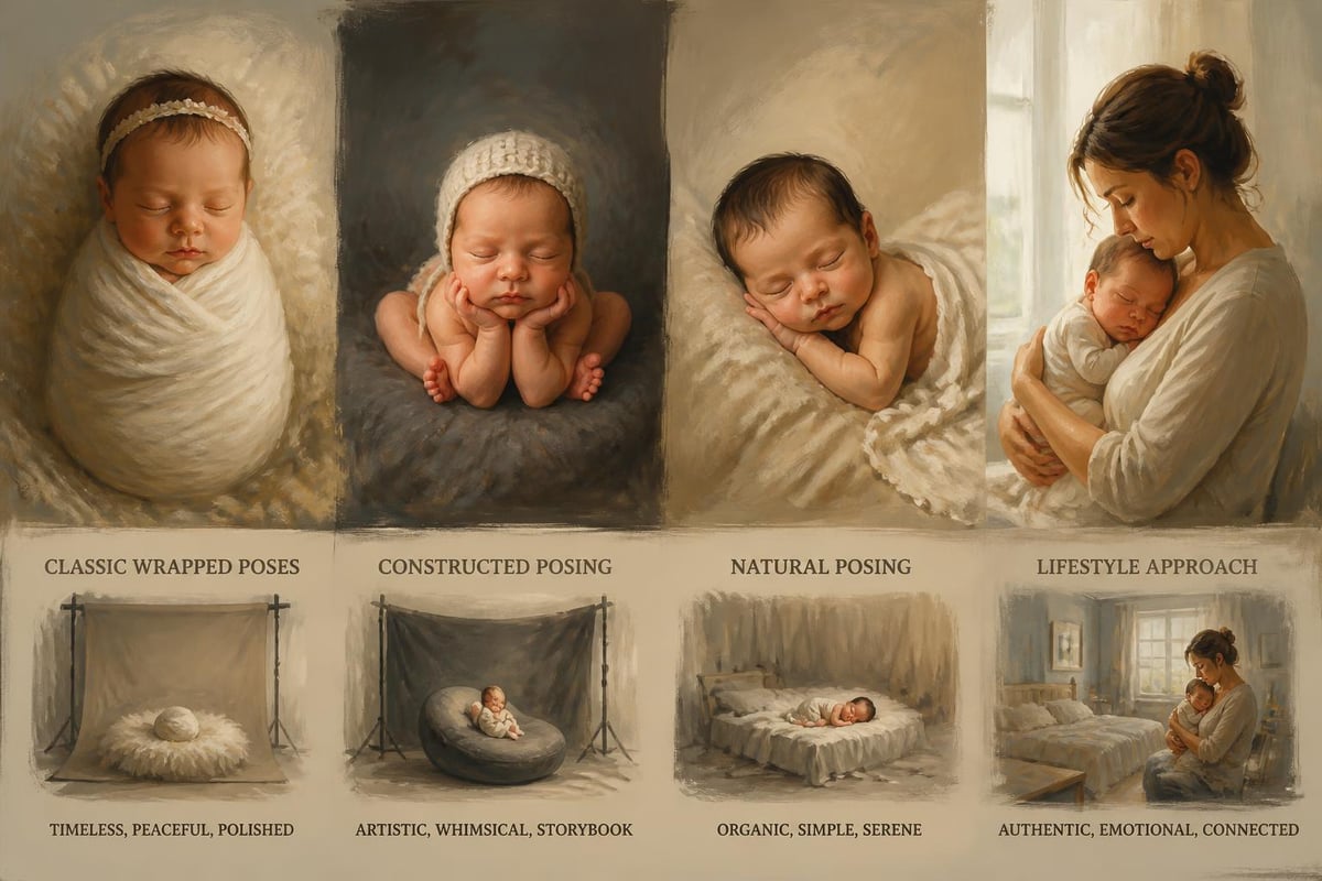 Choosing newborn photography style