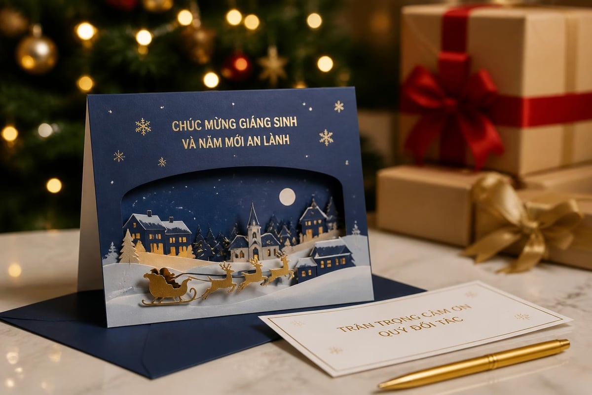 Thiệp Giáng Sinh 3D: Xu Hướng Quà Tặng Noel 2026 3 Ứng dụng thiệp 3D