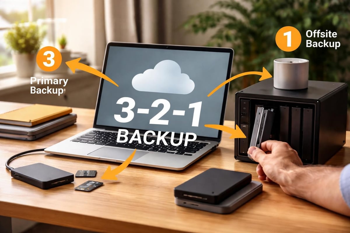 Backup strategy diagram
