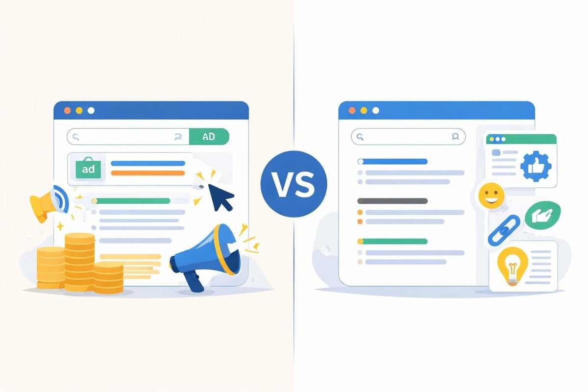 Google Ads vs SEO Mechanismen