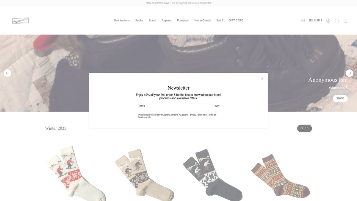 9 Best Luxury Socks to Elevate Your Style in 2025 - Anonymous Ism Slub Crew Socks