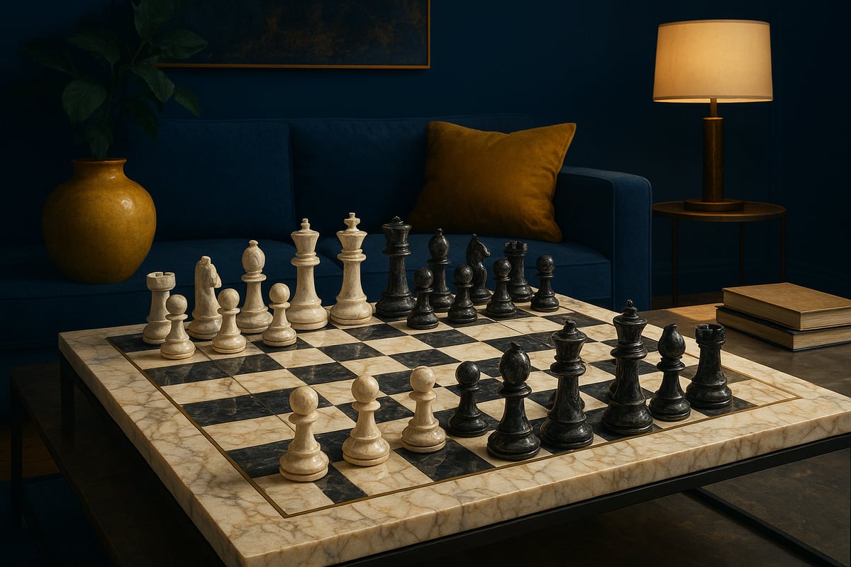 The Enduring Appeal of Marble Chess Board Sets