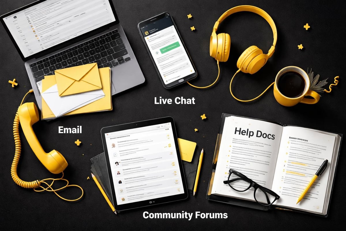 Support channel options