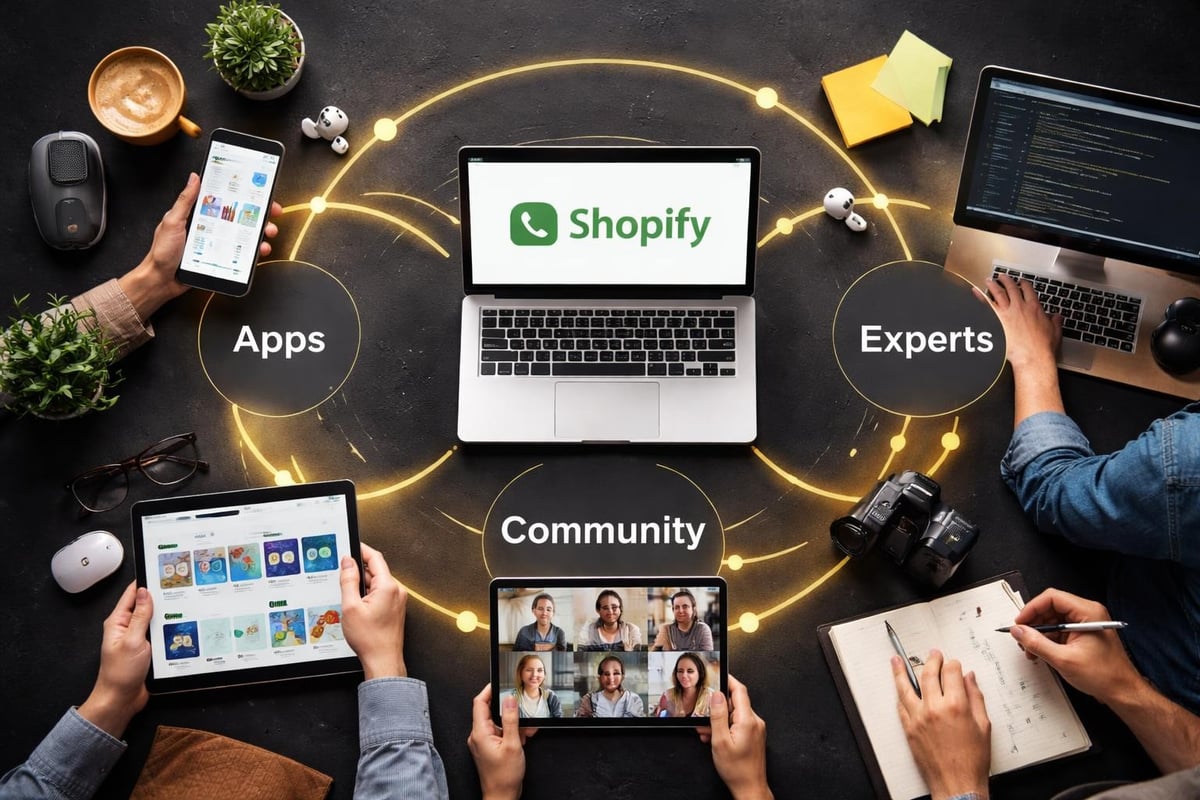 Support ecosystem map