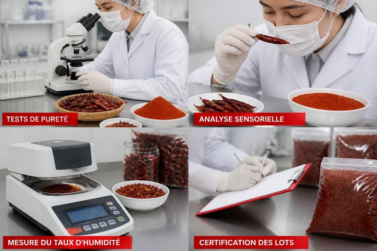 Comparaison qualité épices chili