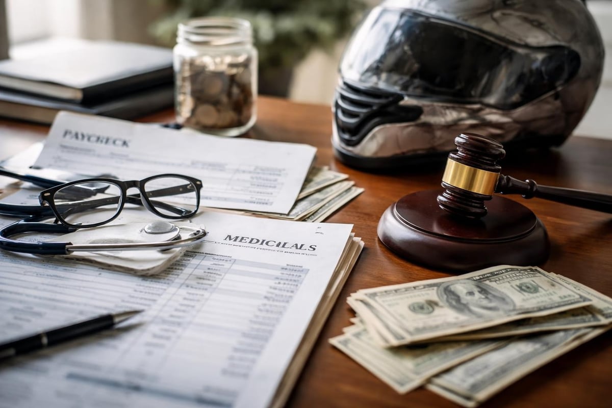 Motorcycle injury compensation