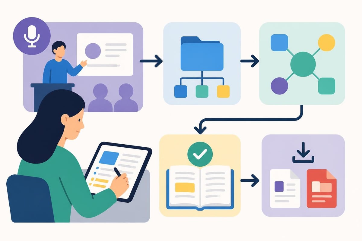 Note-taking workflow