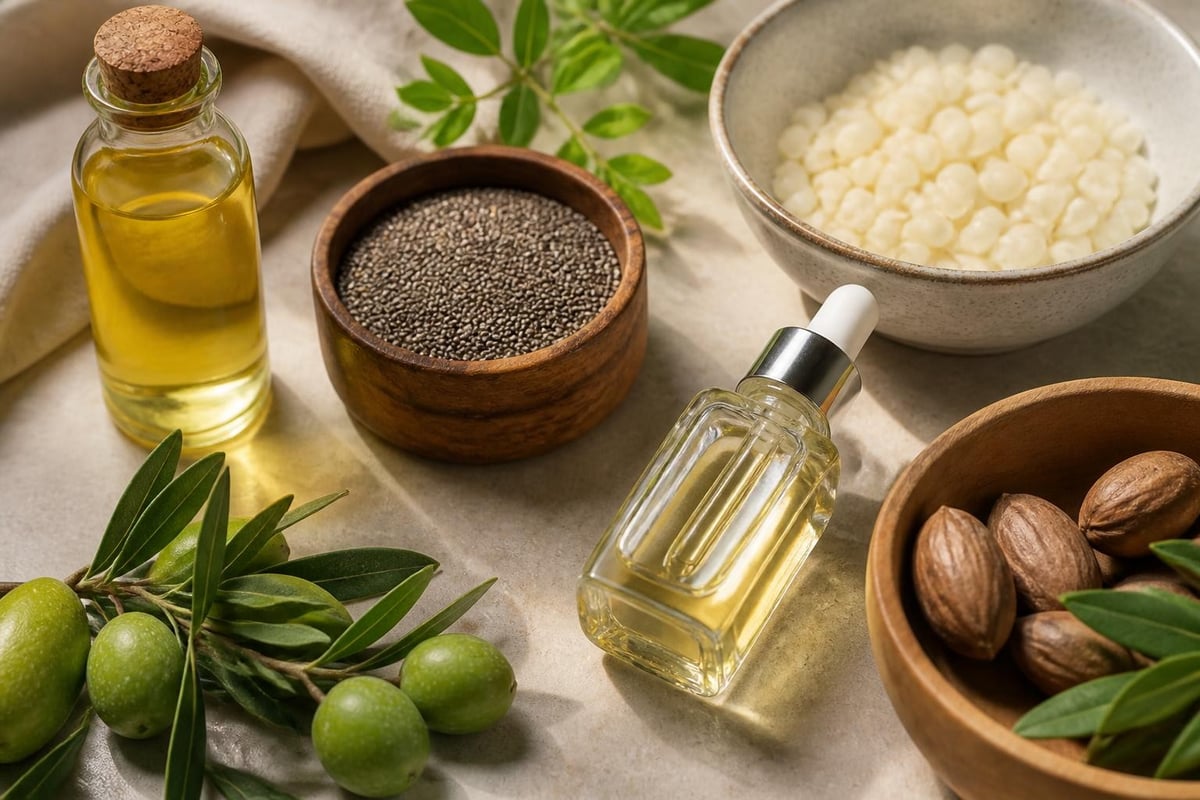 Vegan skincare ingredients