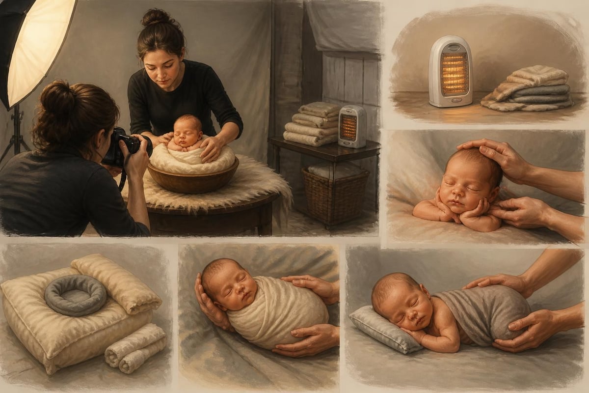 Newborn photography safety protocols