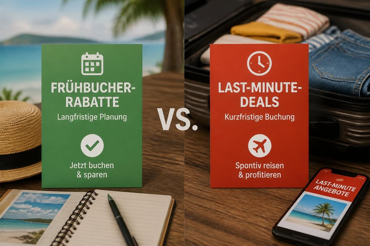 Fr&uuml;hbucher vs Last-Minute Buchungsstrategien