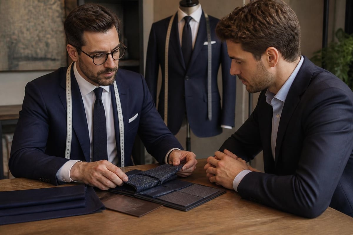 Tailor-client consultation