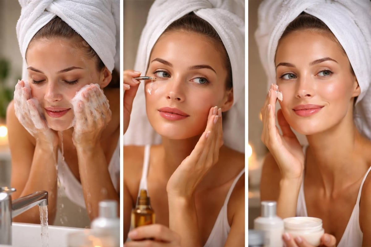 Evening body care treatment application
