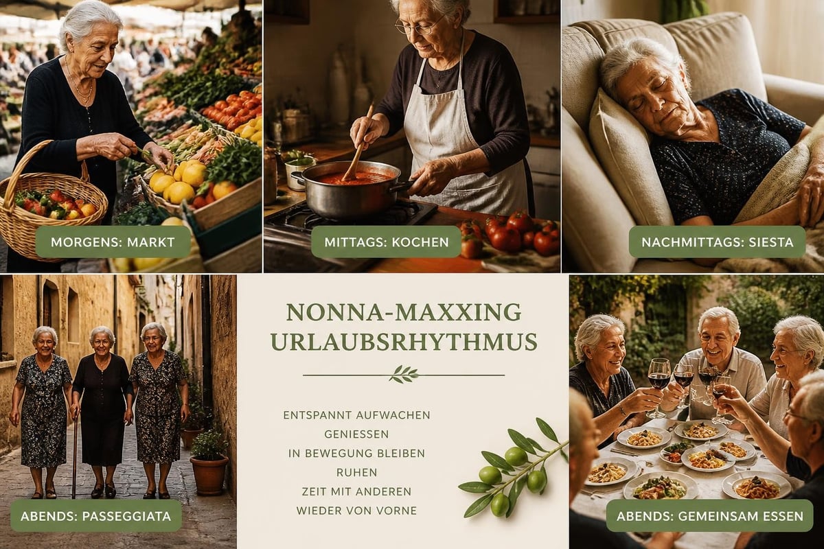 Nonna-maxxing daily routine