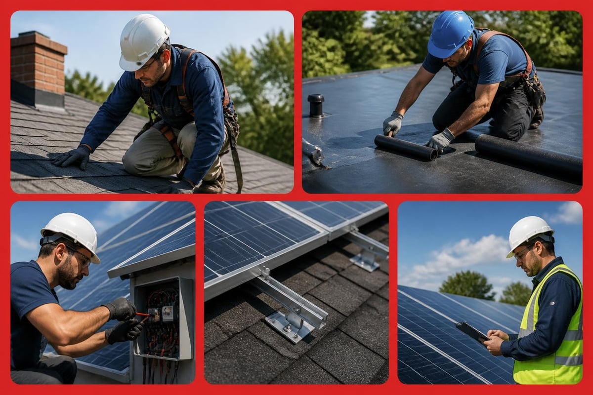 Solar roofer technical skills