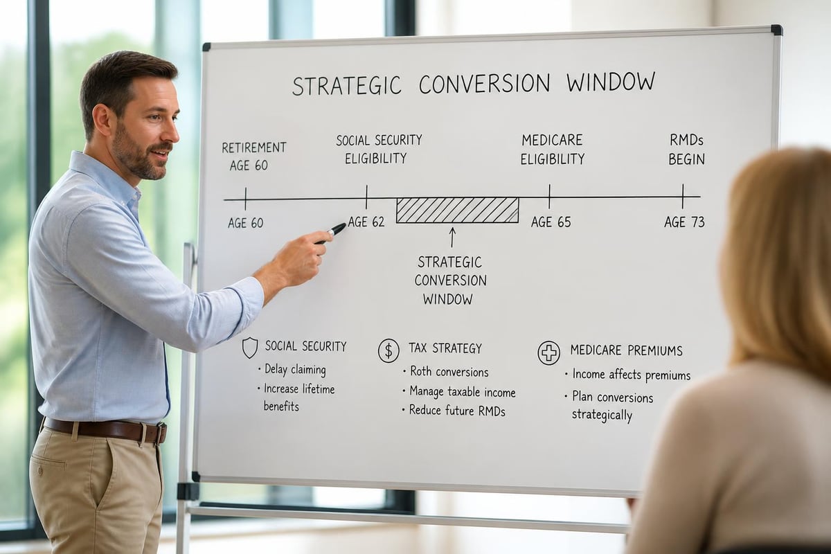 Pre-retirement conversion strategy