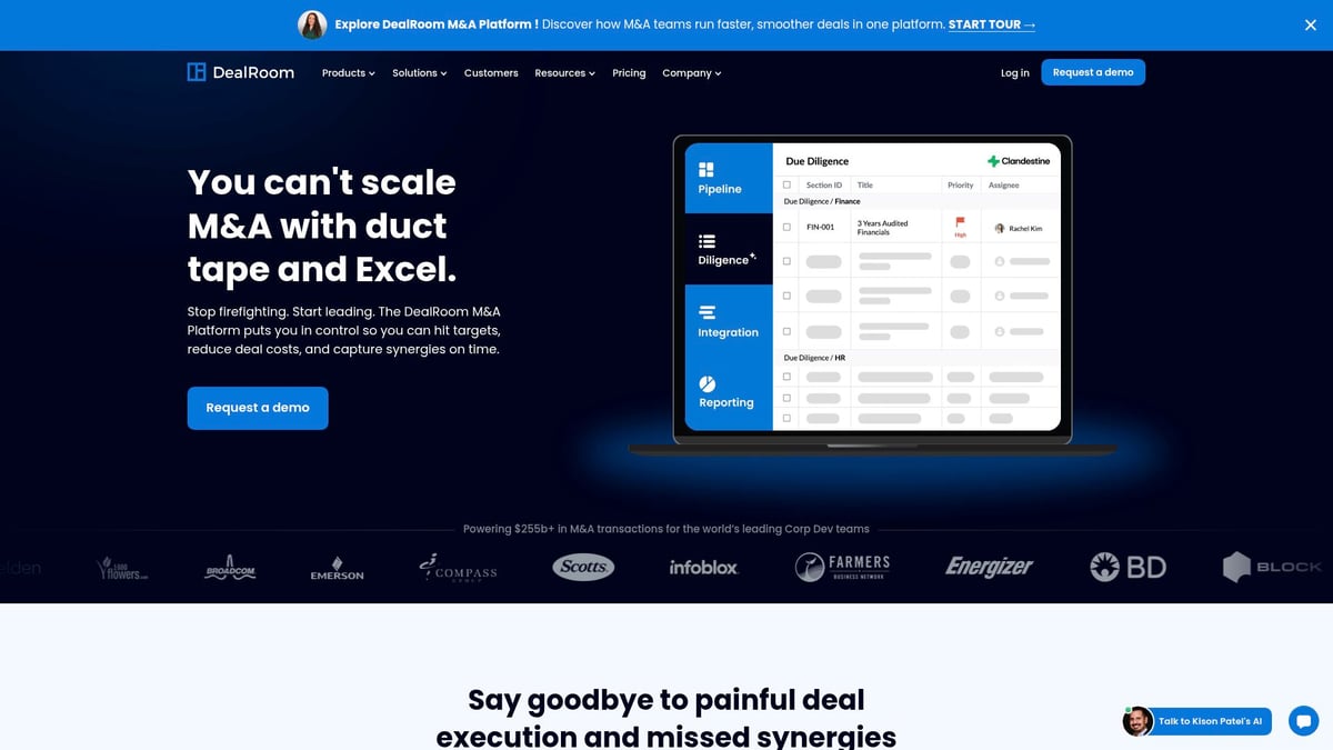 7 Essential Electronic Data Room Providers for 2026 - DealRoom