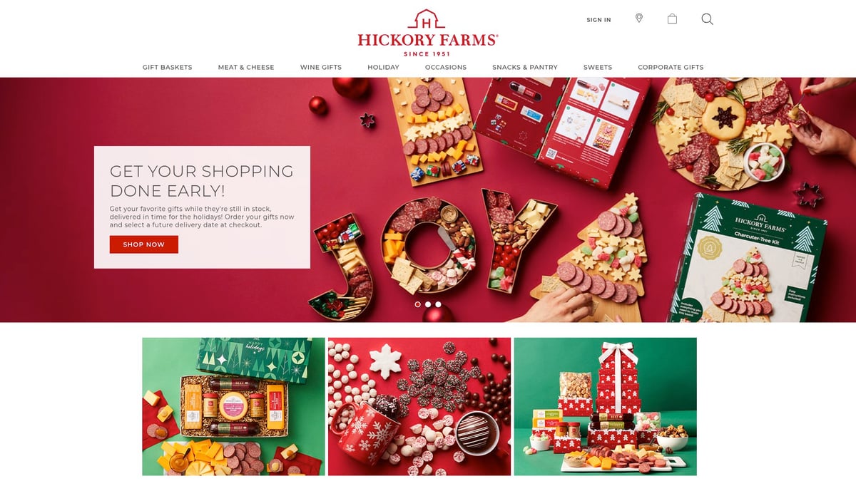 9 Best Holiday Gift Baskets For Clients In 2025 - Hickory Farms: Grand Holiday Gift Basket