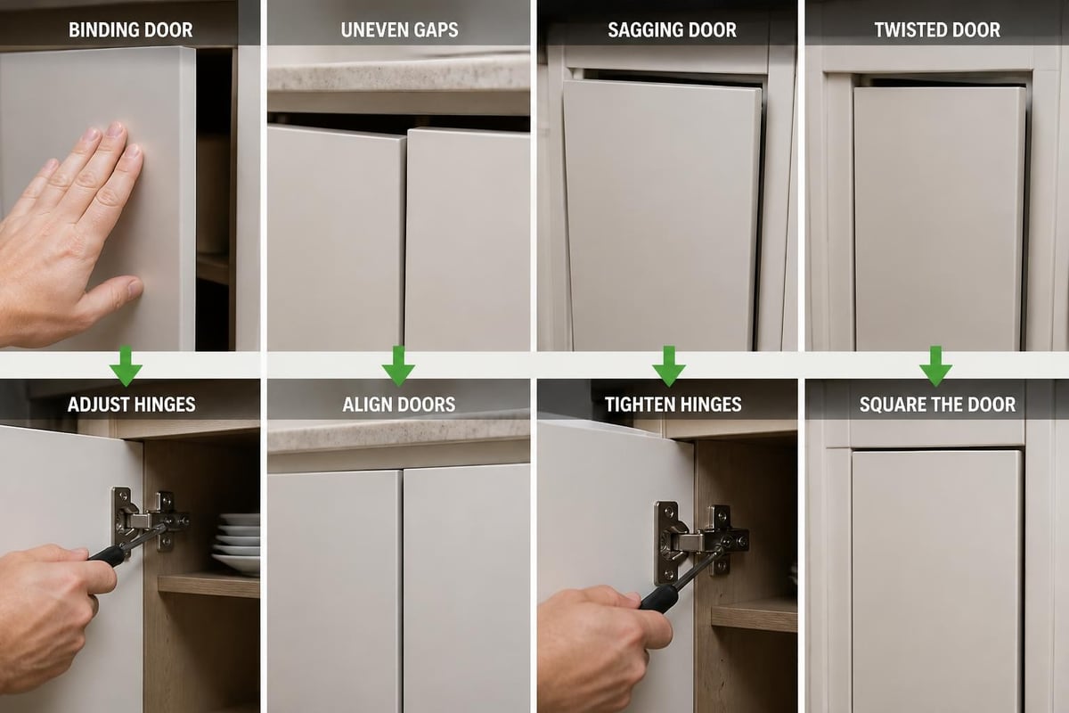 Troubleshooting door alignment