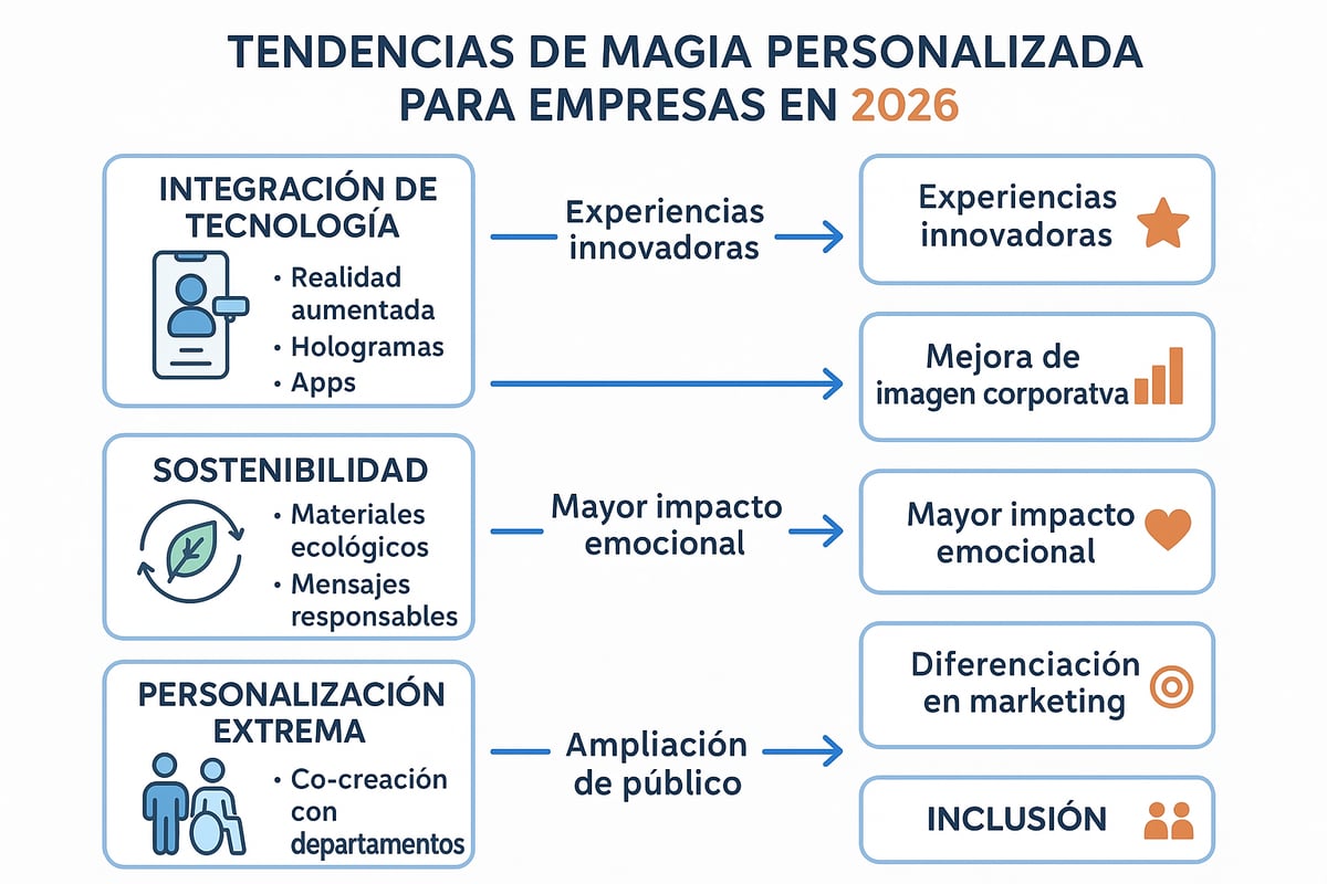 Tendencias de Magia Personalizada para Empresas en 2026
