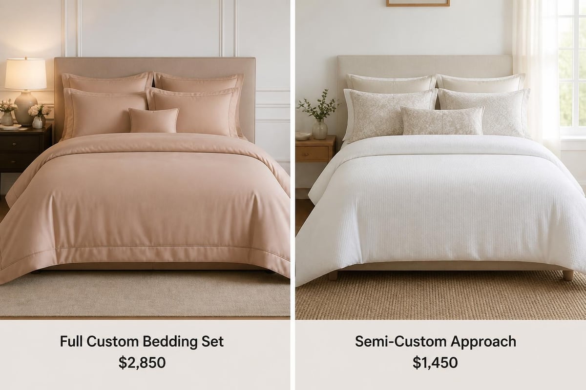 Custom bedding budget planning