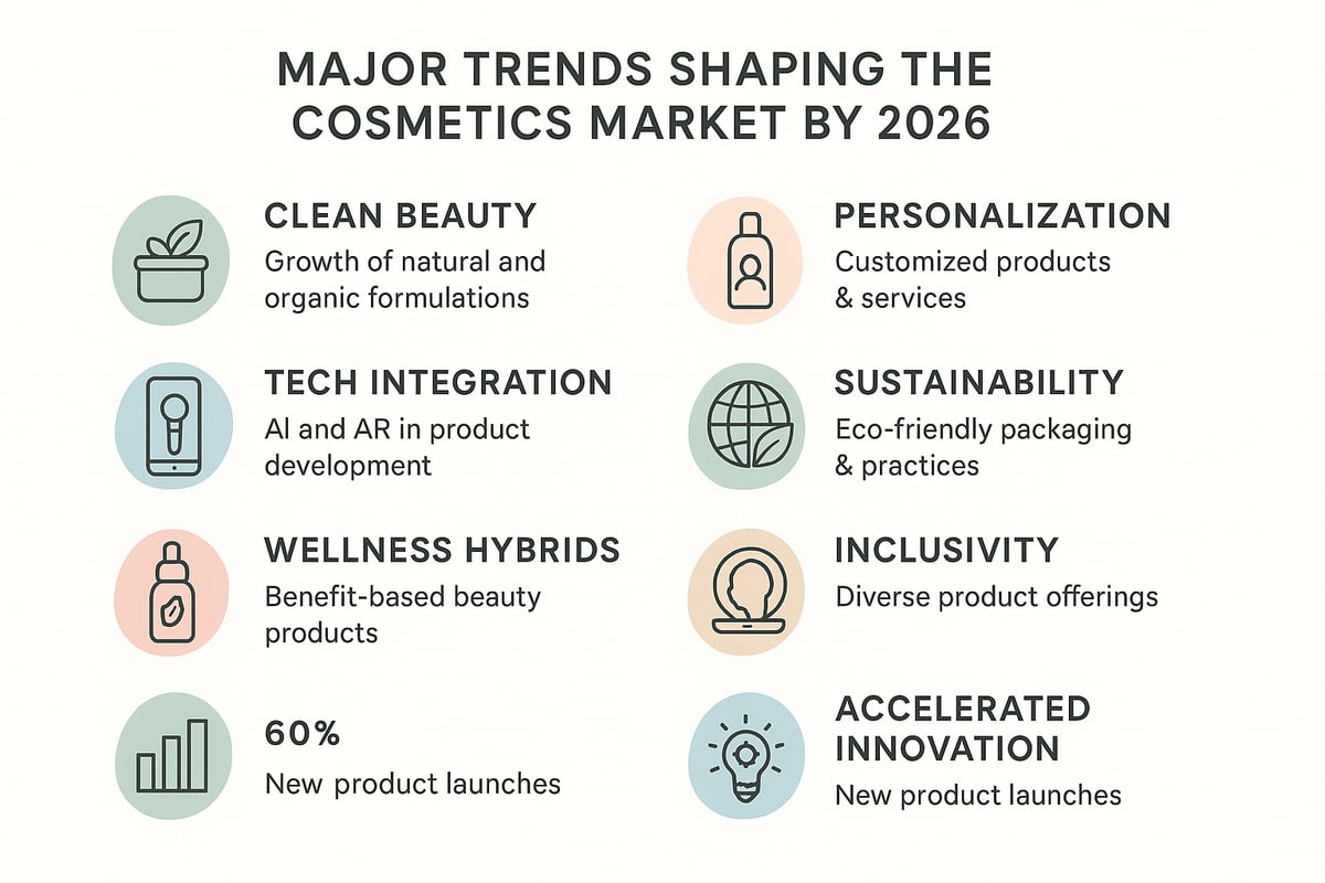 Major Trends Reshaping the Cosmetics Market by 2026