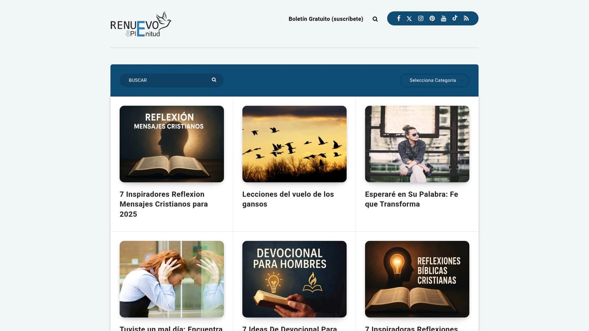 Guía Completa de Una Reflexión Cristiana para 2025 - Recursos de Renuevo De Plenitud para la reflexión cristiana