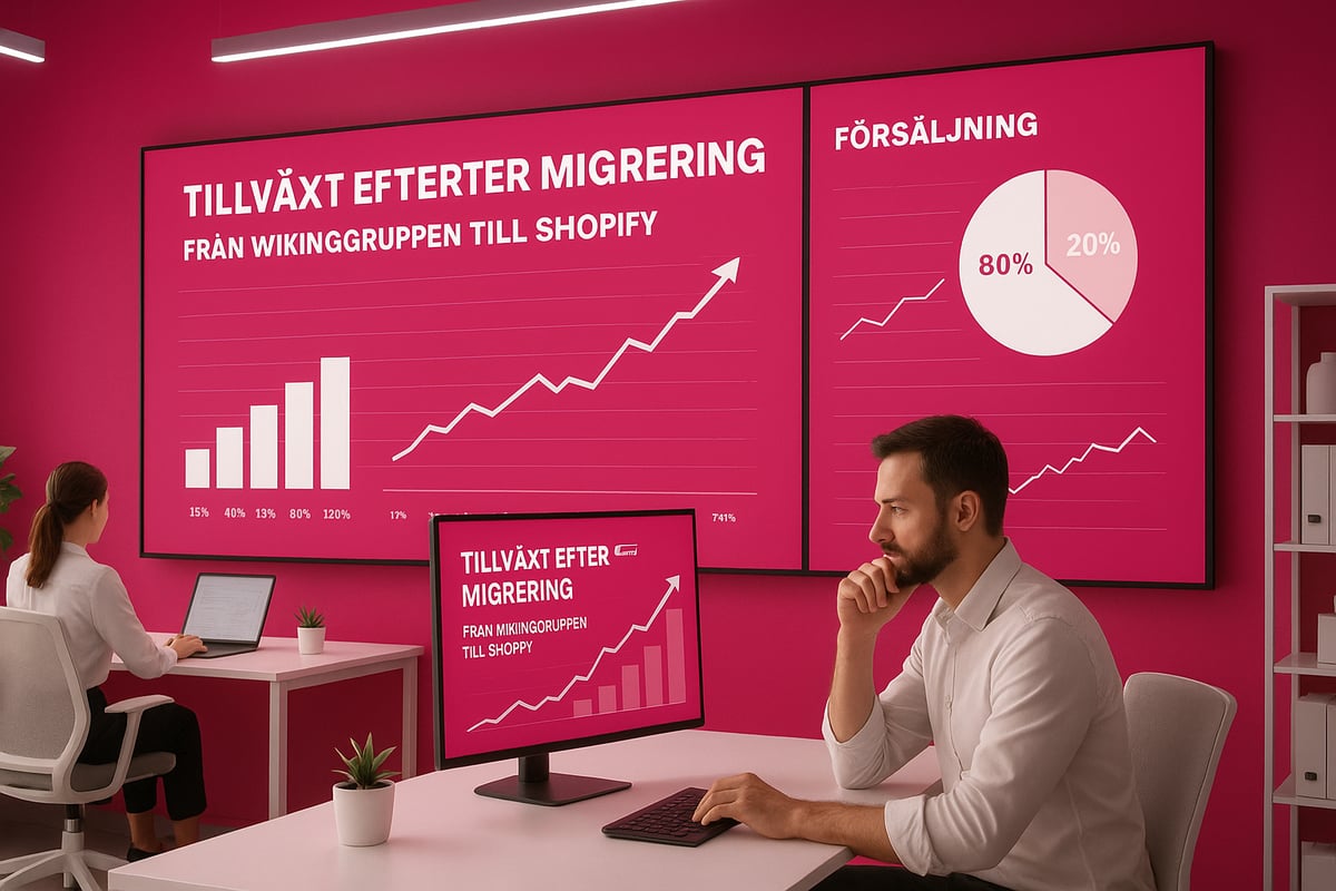 Efter Migreringen: Optimering och Tillväxt på Shopify