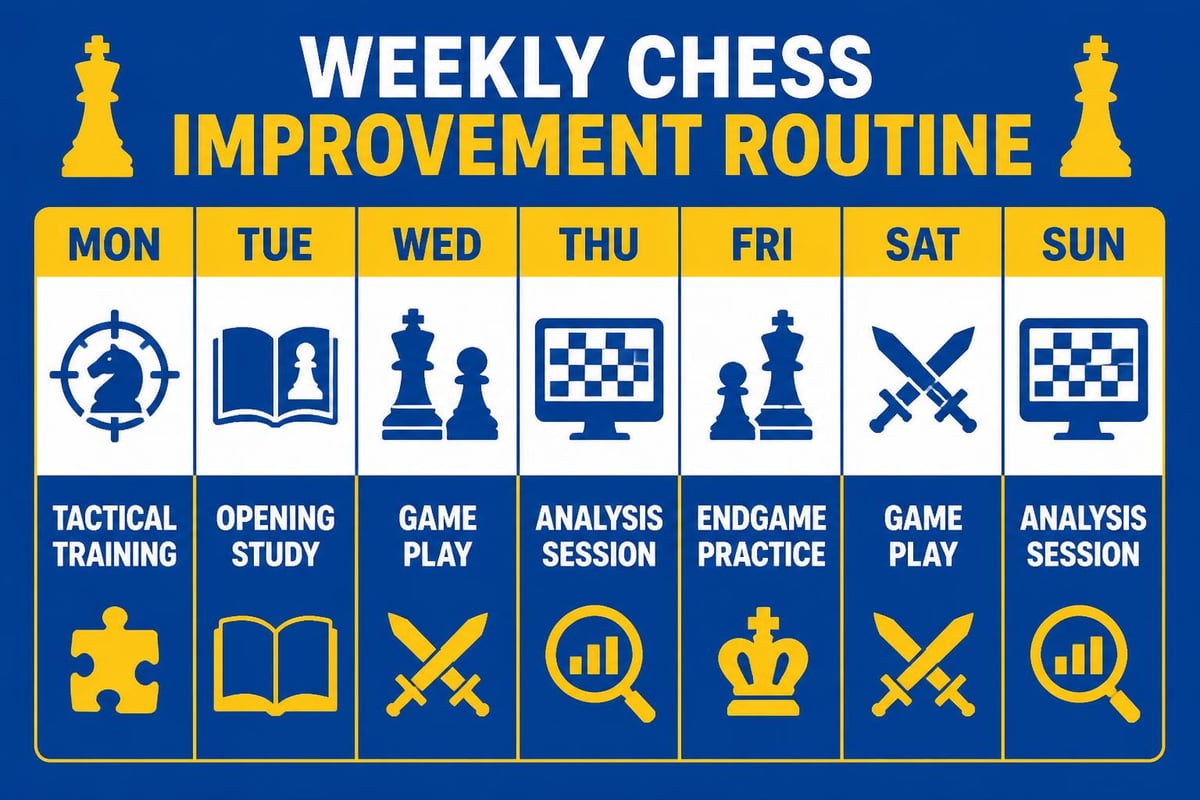 Chess training schedule structure