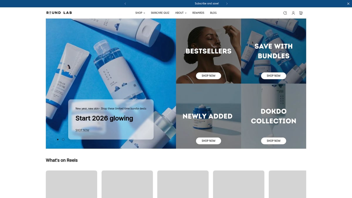 9 Essential Korean Shop Beauty Finds for Glowing Skin in 2026 - 8. Round Lab 1025 Dokdo Toner