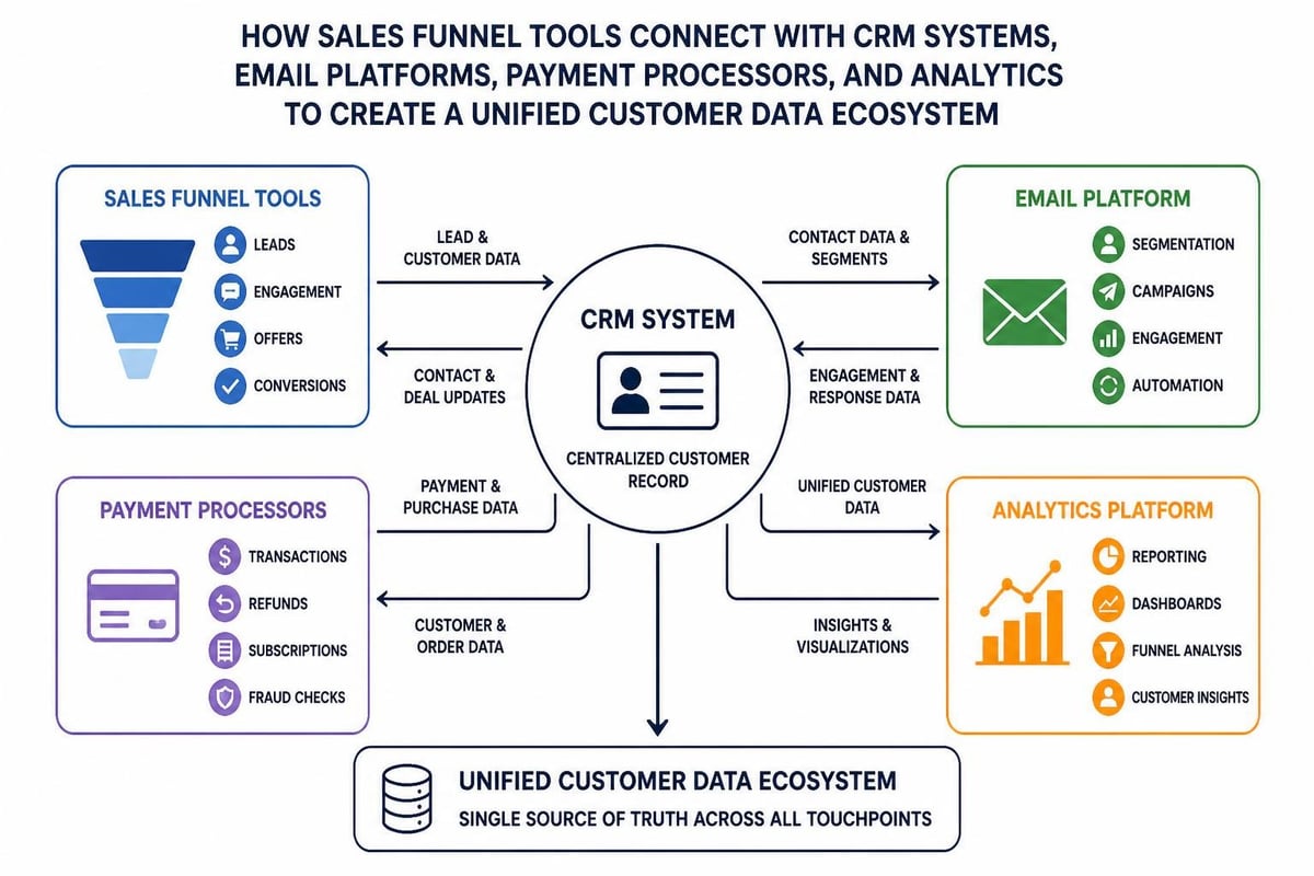 Funnel tool integrations