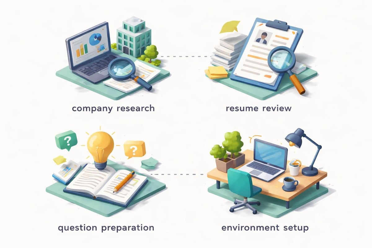 Phone interview preparation checklist